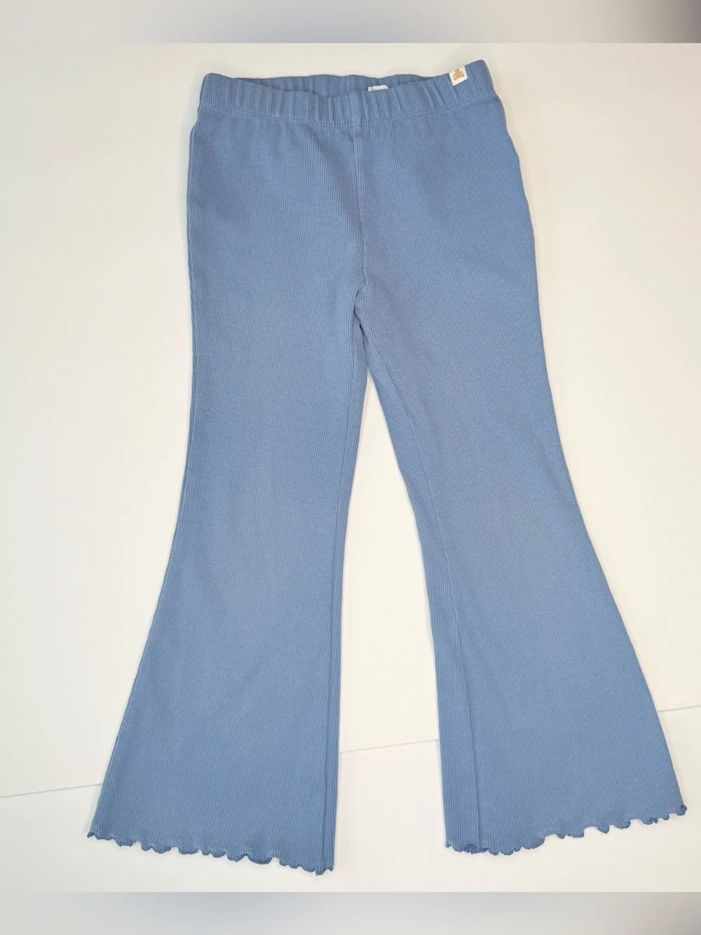 Baby Gap Girls Leggings Size 4T Lot Of 3 Flare Blue Pink Black Ribbed